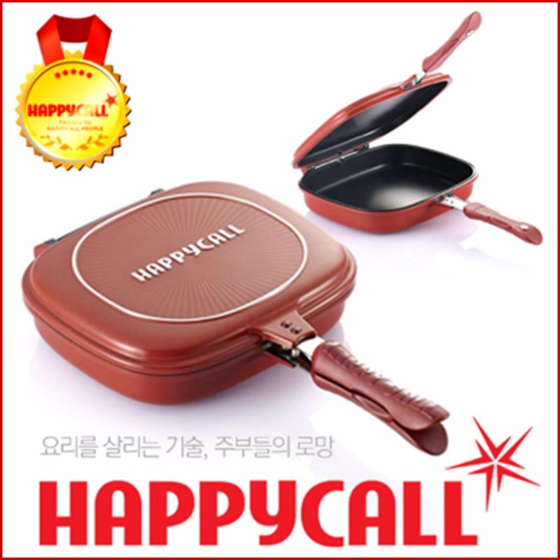 Happycall Korea Double-Sided Pan Deep Type (Red) - intl Singapore