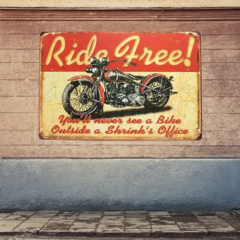 BolehDeals Vintage Metal Tin Sign Plaque Wall Art Poster Sheet Cafe Bar Motorcycle 25 (EXPORT) May 2018 - 2 BolehDeals Vintage Metal Tin Sign Plaque Wall Art Poster Sheet Cafe Bar Motorcycle 25 (EXPORT) - 2