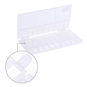 Watercolor Folding Palette Box Paint Tray Painting Case With 20-Well White - Intl April 2018 - 2 Watercolor Folding Palette Box Paint Tray Painting Case with 20-Well White - intl - 2