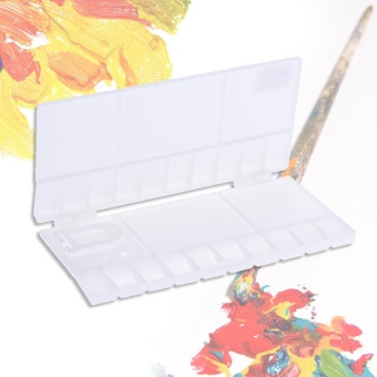 Watercolor Folding Palette Box Paint Tray Painting Case With 20-Well White - Intl April 2018 - 4 Watercolor Folding Palette Box Paint Tray Painting Case with 20-Well White - intl - 4