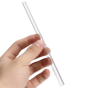 1Pcs 8 Inch Reusable Glass Straw Wedding Birthday Party Drinking Juice Clear - Intl April 2018 - 4 1Pcs 8 inch Reusable Glass Straw Wedding Birthday Party Drinking Juice Clear - Intl - 4
