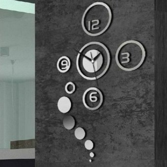 1x Home Modern Decoration Living Room Love Crystal Mirror Wall Clock DIY 3D April 2018 - 2 1x Home Modern Decoration Living Room Love Crystal Mirror Wall Clock DIY 3D - 2