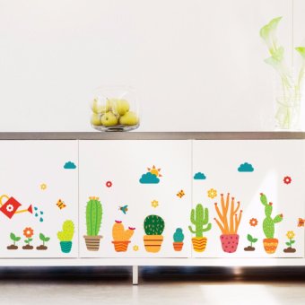 Cartoon Cactus Garden Removable Wall Sticker Decals Mural Kid Nursery Room Decor - Intl April 2018 - 3 Cartoon Cactus Garden Removable Wall Sticker Decals Mural Kid Nursery Room Decor - intl - 3
