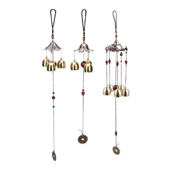 Large Copper Antirust Lucky Bells Copper Yard Garden Outdoor Wind Chimes Decor Lotus Leaf - Intl April 2018 - 2 Large Copper Antirust Lucky Bells Copper Yard Garden Outdoor Wind Chimes Decor Lotus Leaf - intl - 2