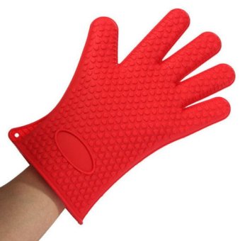 2pcs Kitchen Oven Glove Heat Resistant Silicone Pot Holder Baking BBQ Cook Mitts April 2018 - 3 2pcs Kitchen Oven Glove Heat Resistant Silicone Pot Holder Baking BBQ Cook Mitts - 3