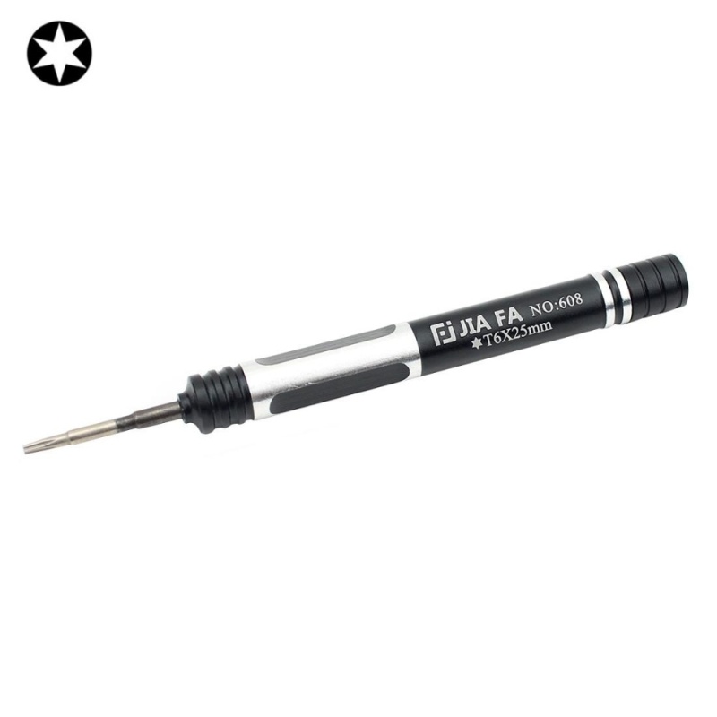 JIAFA JF-608-T6 Torx T6 Mobile Phone Repair Screwdriver (Black) - intl