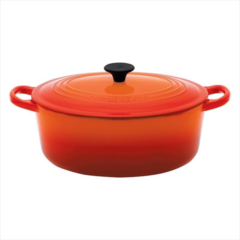 Le Creuset Cast Iron Oval French Oven 27cm, Classic (Flame) Singapore