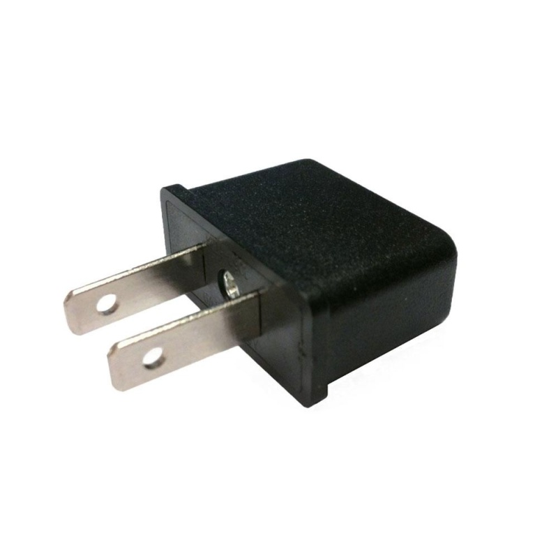 LingTud PVC European to American Outlet Plug Adapter Socket (Black) - intl