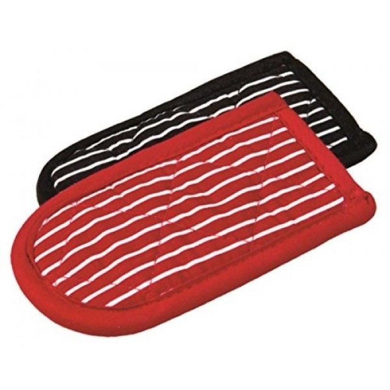 Lodge Striped Hot Handle Holders/Mitts, Set of 2 - intl Singapore