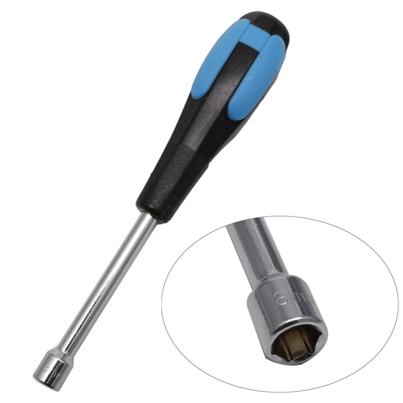 New 8mm CR-V Steel Socket Wrenches Hex Nut Repair Handle Tool - intl