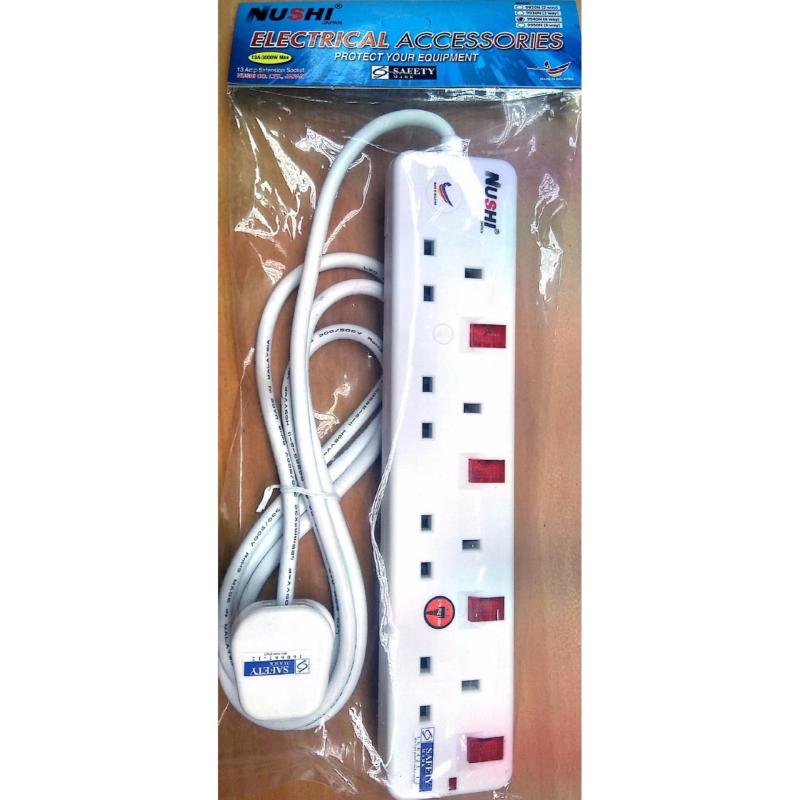 NUSHI FOUR WAY EXTENSION SOCKET : NS - 9940N