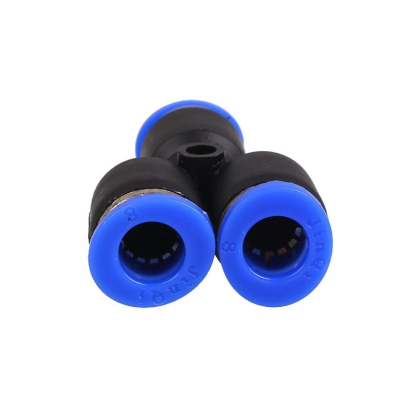 Pneumatic Equal Y Union Push Fittings Connector for Air/Water Hose Tube - intl