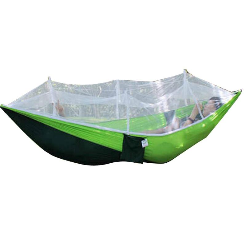 Portable Hammock(Dark Green and Fruit Green) - Intl - intl
