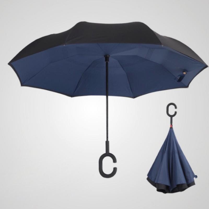 Reversible Umbrella Reverse Mini Waterproof Light Weight Foldable
Folding C Shape Handle