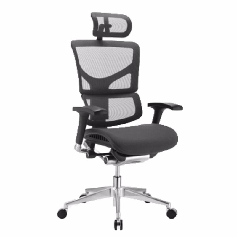 SAIL Luxury Ergonomic Office Chair (Black)(Installation Option Available) Singapore