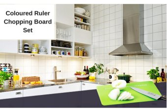 Shoppy 3 Coloured Chopping Board With Ruler June 2018 - 3 Shoppy 3 Coloured Chopping Board with Ruler - 3