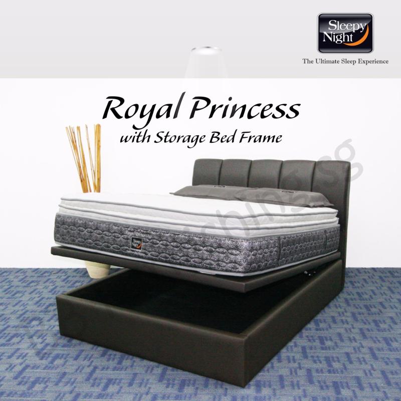 Sleepy Night (King) Royal Princess Mattress with Jacinta Storage
Bedframe