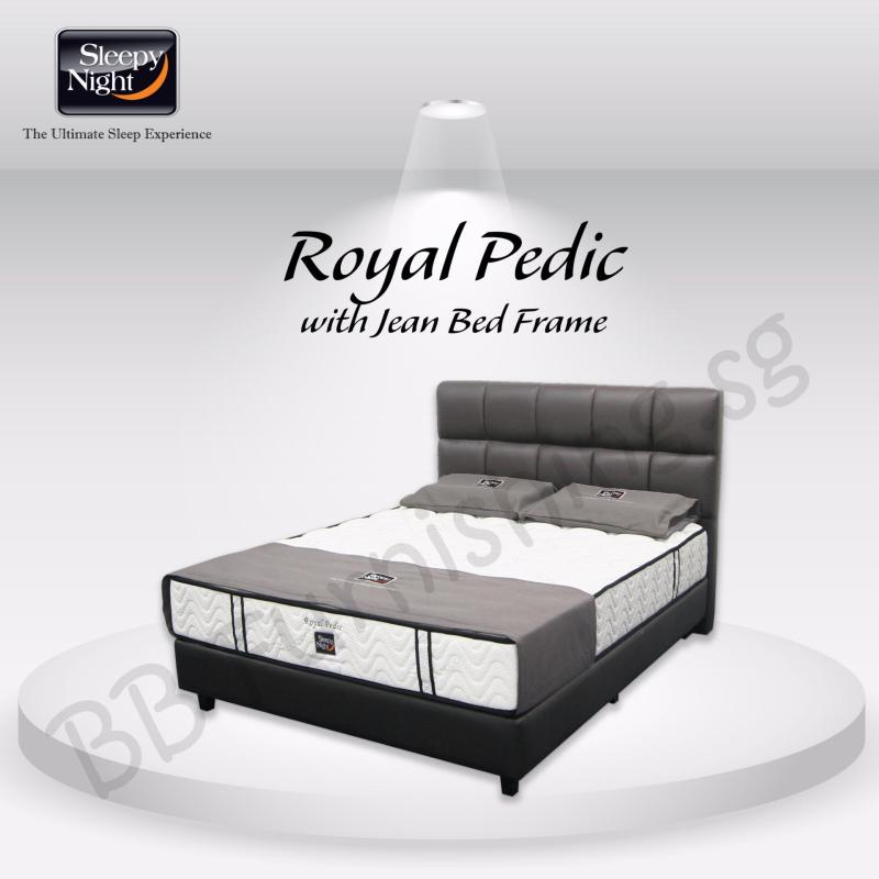 Sleepy Night (Single) Royal Pedic Mattress with Jean Bedframe