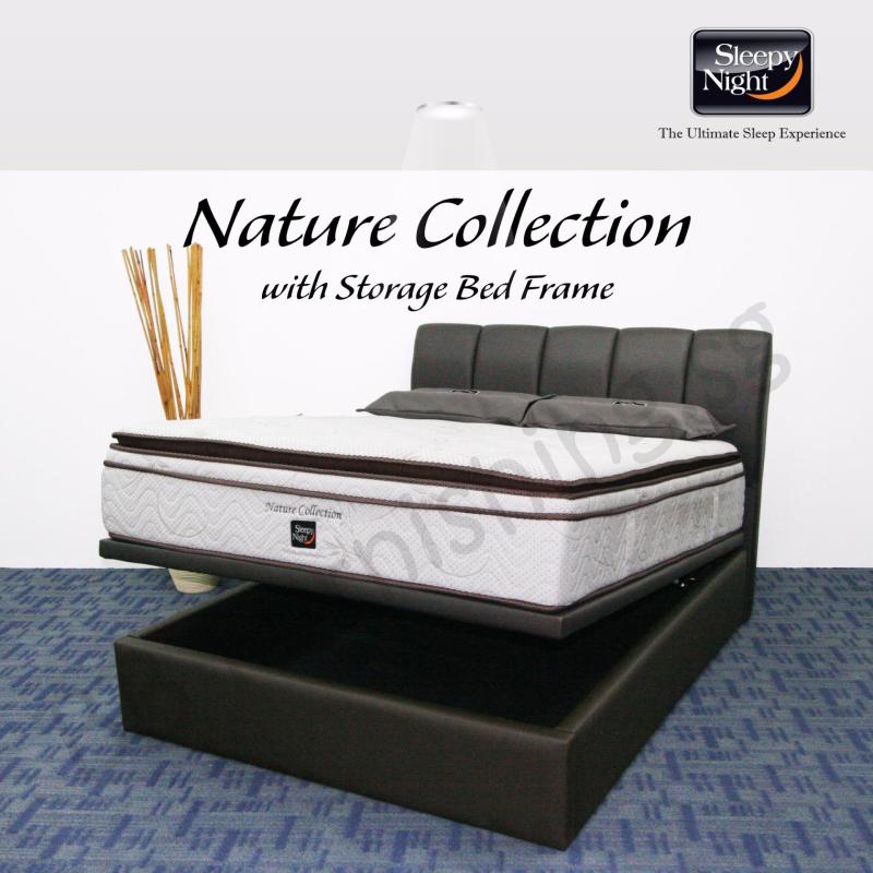 Sleepy Night (Super Single) Nature Collection Mattress with Jacinta
Storage Bedframe
