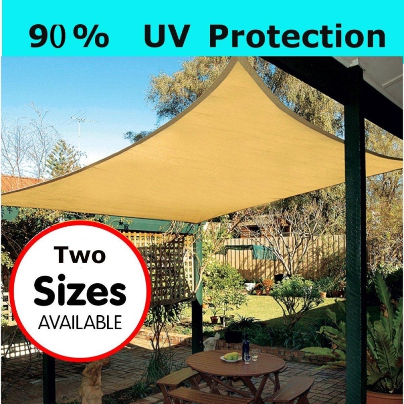 Sun Shade Sail Garden Patio Party Sunscreen Awning Canopy 98% UV Block Rectangle 3*2 m - intl