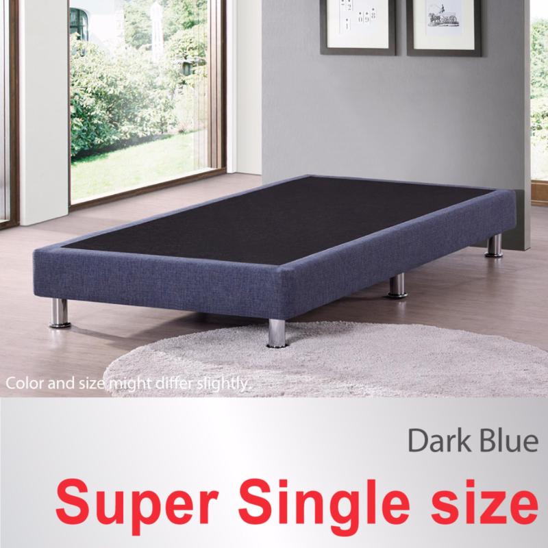 Super Single size * Divan Base * Dark Blue * Fabric Upholstery * Fast Delivery
