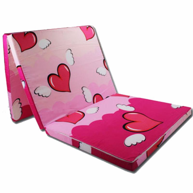 Triple Layer Folding Mattress Size: Single 90 x 200 Cm Thickness: 3Cm