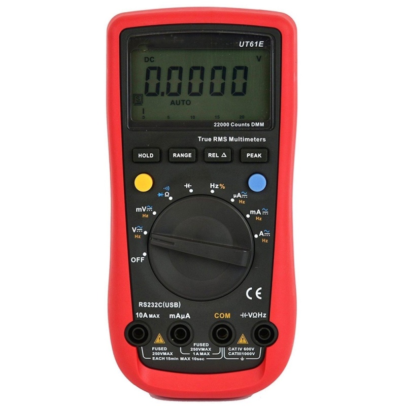 UNI-T UT61E High Reliability Digital Multimeter Modern Digital Multimeters AC DC Meter CD & Data Hold Multitester - intl