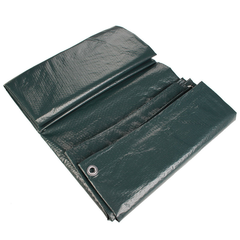 Waterproof Tarpaulin Ground Sheet Camping Cover Lightweight Dark Green 4m x 5m(Export)