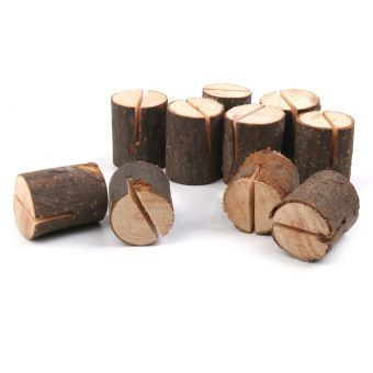 Wooden Name Place Card Holders Table Number Holder For Wedding Decor 10pcs July 2018 - 4 Wooden Name Place Card Holders Table Number Holder for Wedding Decor 10pcs - 4