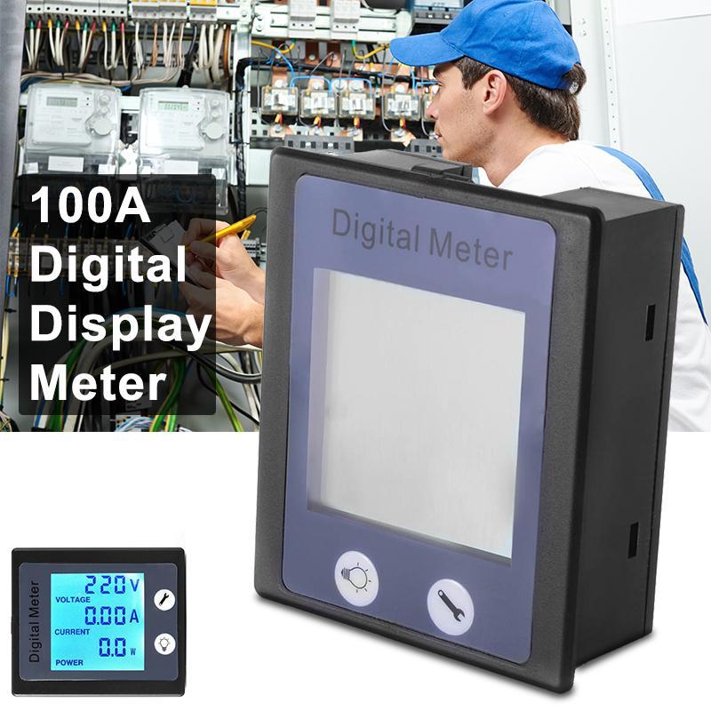 XCSOURCE AC 80-260V 100A LCD Digital Tester Current Power Meter
Ammeter Voltmeter BI606 - intl
