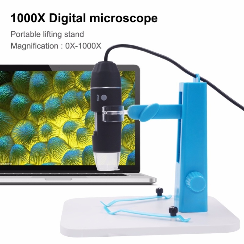 yieryi 2017 new come USB 0-1000X Digital Microscope 8 LED Lifting
Stand 2.0 MP Endoscope Magnifier Camera with Measurement Software -
intl