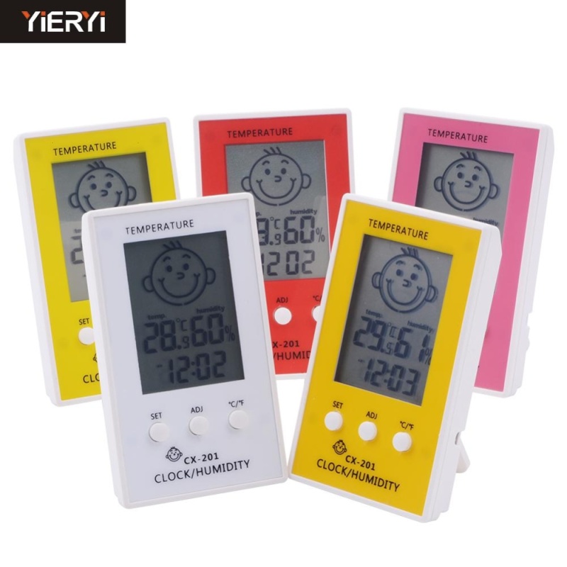 yieryi Digital Alarm Clock And Ectronic Hygrometer Indoor Home
Thermometer Baby Kids Room Dedicated Watch Digital - intl