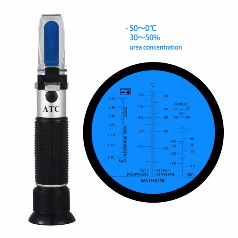 yieryi RHA-505ATC Optical 4-in-1 -50~0C 30-35% Engine Fluid Glycol
Antifreeze Freezing refractometer concentration of urea ATC - intl