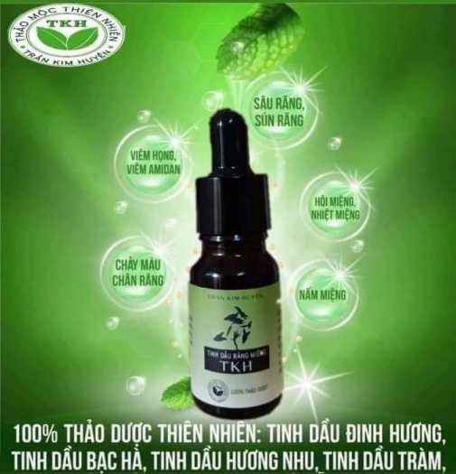 Tinh Dầu Răng Miệng TKH - Ngừa Sâu Răng Viêm Họng Ho Hiệu Quả