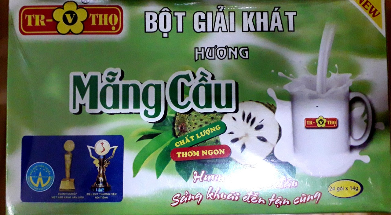 Bột Giải Khát Hương Mãng Cầu Trường Thọ hộp 24 gói