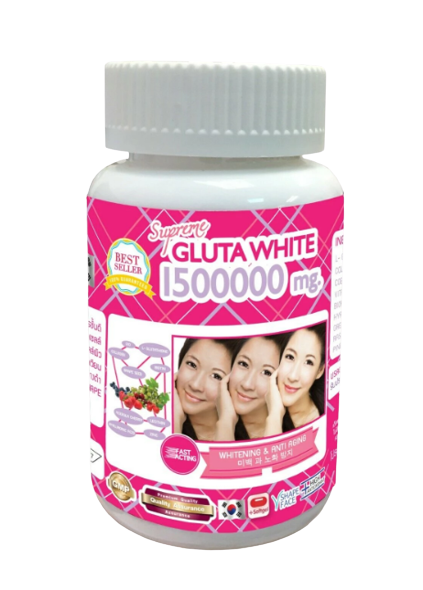Trắng da supreme gluta white 1500000mg thái lan