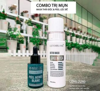 Combo Serum loại bỏ mụn và thải độc Detox Blanc