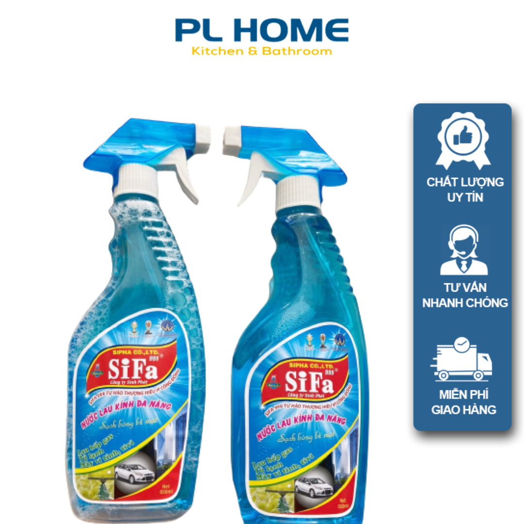 Nước lau kính đa năng tiện dụng net 650ml chính hãng
