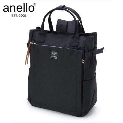 Anello Polyester Canvas 10 Pocket 2 Way Tote Backpack AT-C1225 (1)