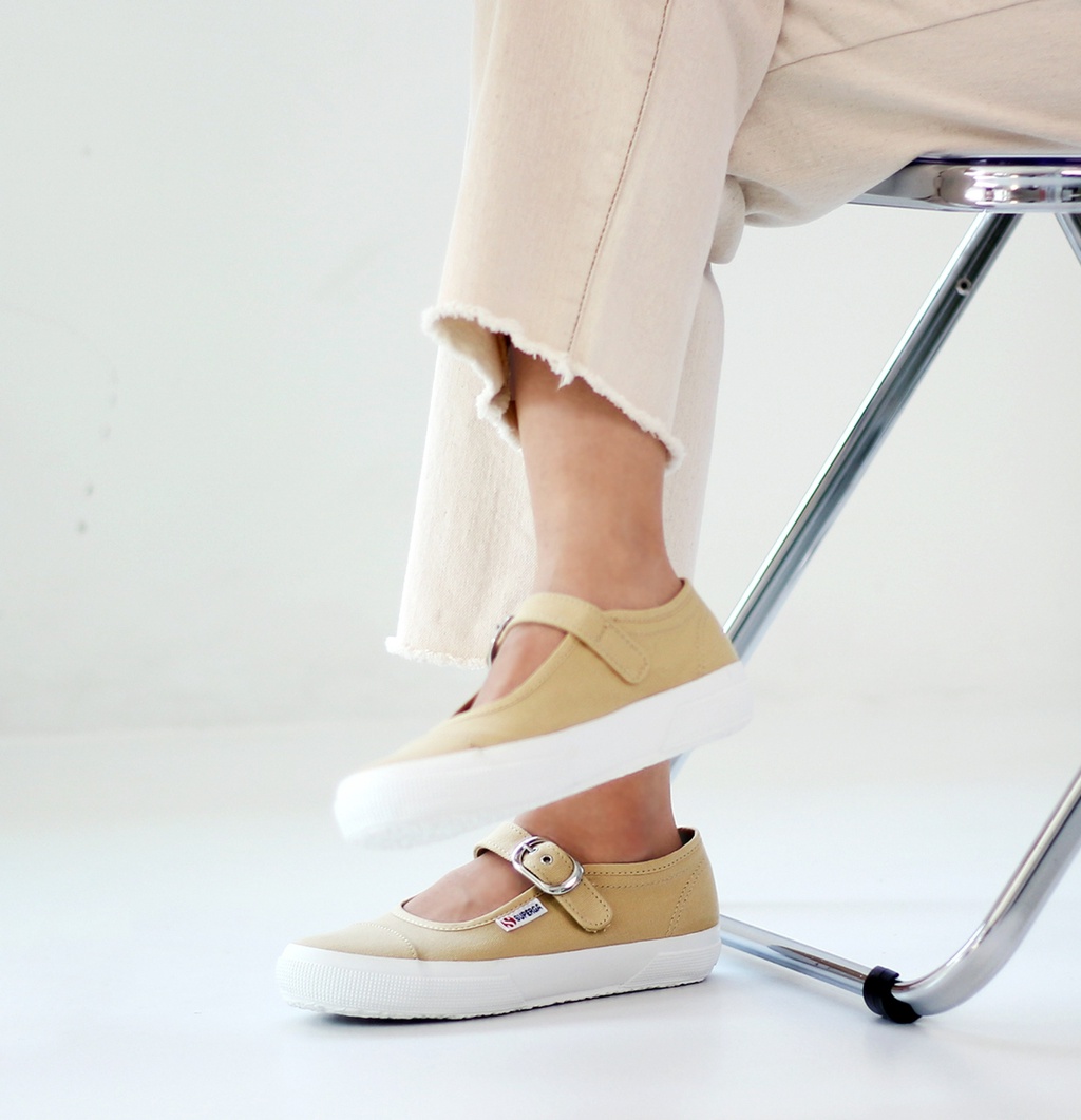 SUPERGA★2601 MARY JANE NUDE★ベージュ系 SUPERGA☆2601 MARY JANE NUDE☆WHITE (SUPERGA/スニーカー