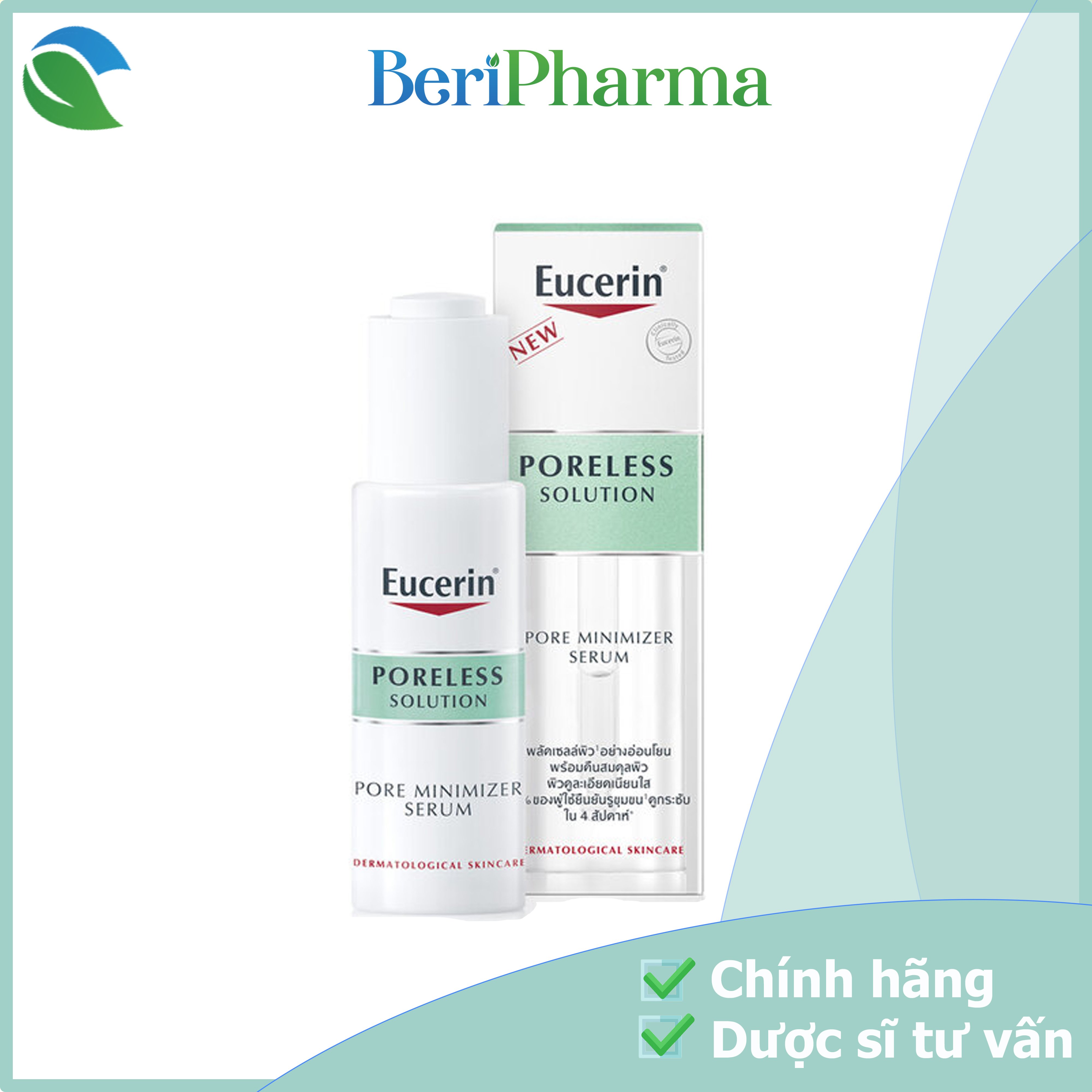 Eucerin Tinh Chất Giảm Mụn, Thu Nhỏ Lỗ Chân Lông Poreless Solution Pore Minimizer Serum 30ml