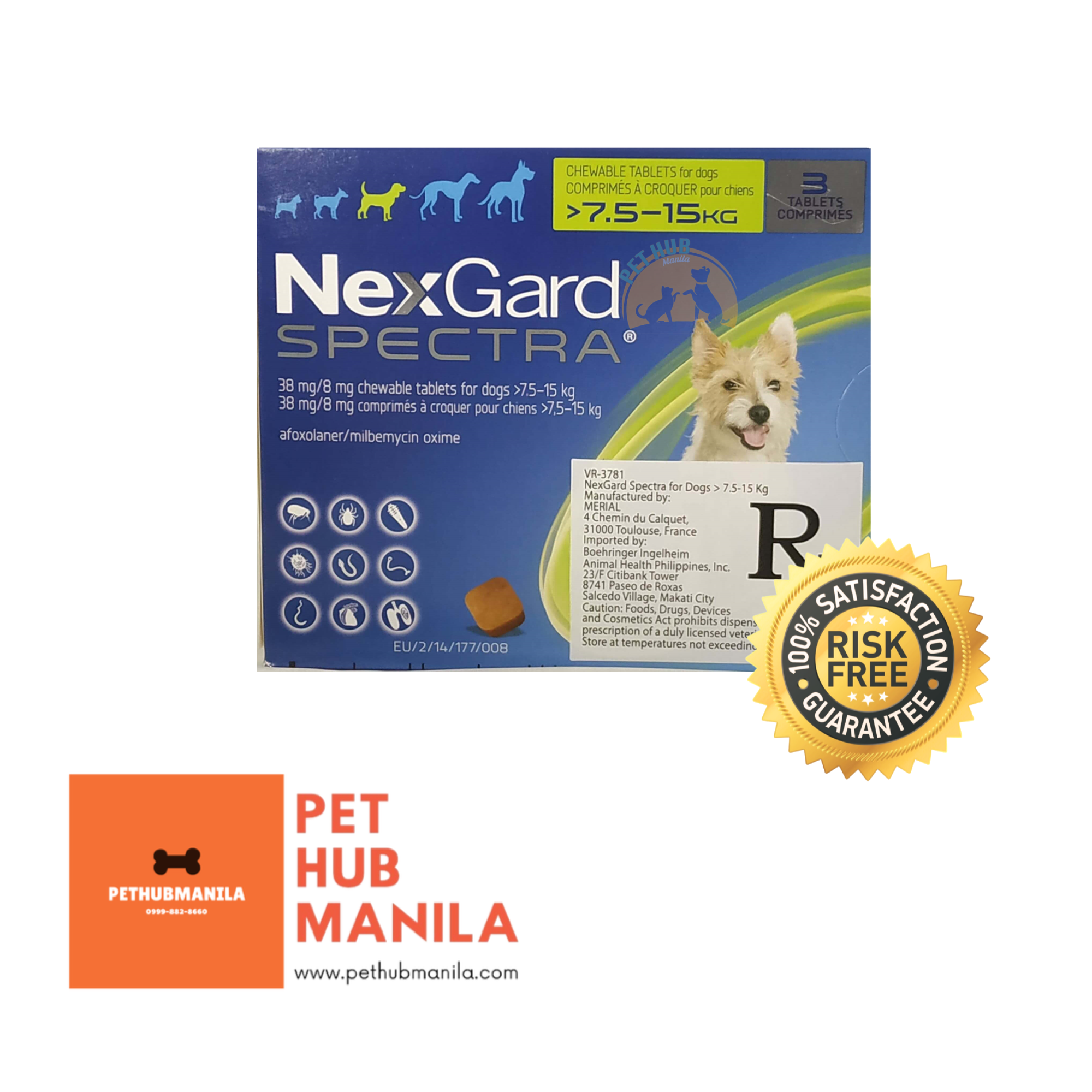 Nexgard Spectra 15-30kg (1 Chewable) Nexgard Spectra For Dogs 20