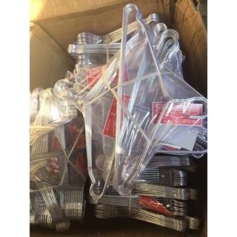 50 móc nhôm treo quần áo người lớn có rãnh chống tụt