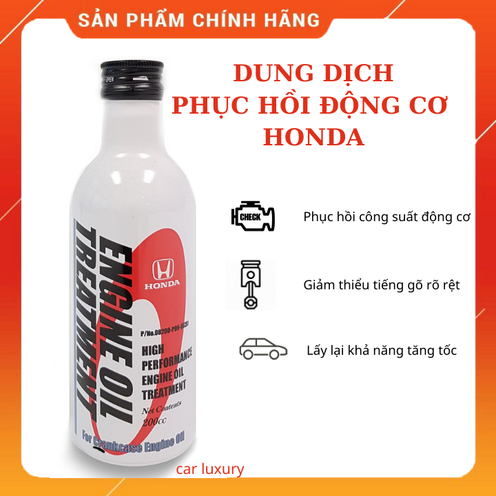 Dung dich phục hồi công suất động cơ HONDA HIGH PERFORMANCE ENGINE OIL