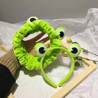 SET 2 Băng đô Cài Tóc Rửa Mặt Hình Chú Ếch Xanh Đáng Yêu HOTTREND ST0082