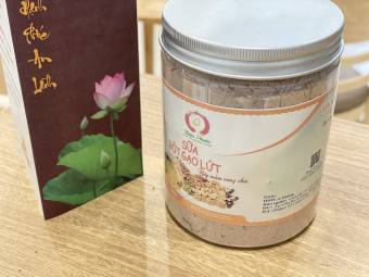 Sữa bột gạo lứt - Bột gạo lứt rang chín - Giúp giảm cân và miễn dịch