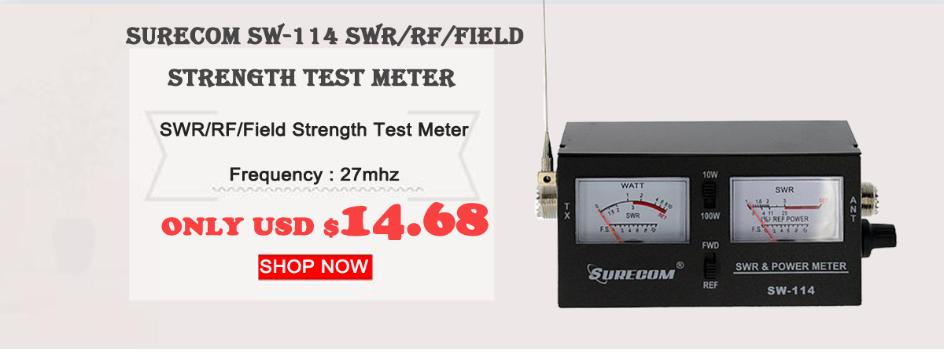 SURECOM SW-33 Plus VHF/UHF 100W POWER 125-525 Mhz Mini RF Power  SWR Meter  And Easy To Install Handheld Radio Lazada