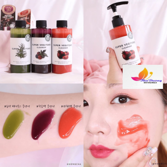 Sữa rửa mặt thải độc rau củ Super Vegitoks Cleanser 300ML