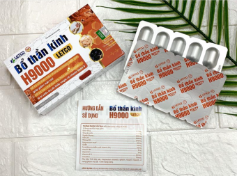 BỔ THẦN KINH H9000 Letco(cải thiện triệu chứng suy nhược thần kinh, giúp giảm mệt mỏi)