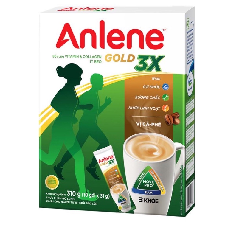 Sữa Bột Anlene Movemax Hương Cà phê hộp 280g - HSD luôn mới